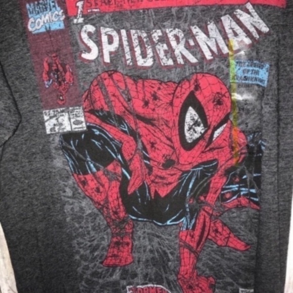 NWT Marvel Spider-Man Comic Book Tee - Picture 4 of 4